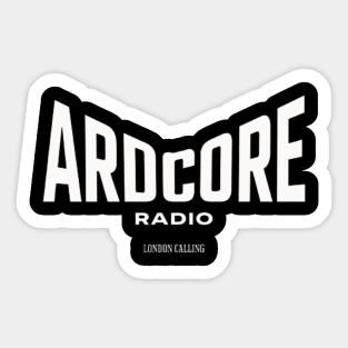 Ardcore Logo Letters Sticker